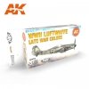 AK Interactive AK11718 WWII LUFTWAFFE LATE WAR COLORS 6x17 ml